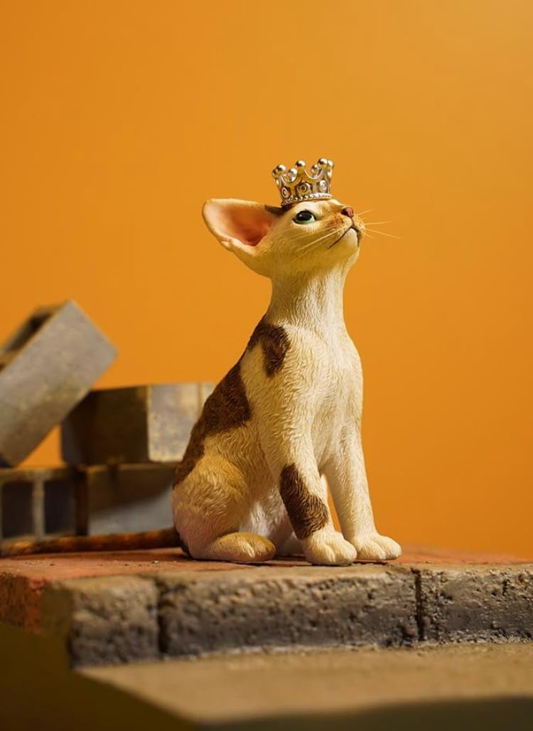 Figurine de chat de collection JXK : Deon Rex, figurine animale miniature à l'échelle 1:6