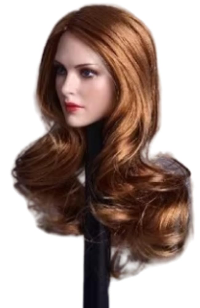 Escultura de cabeza femenina a escala 1:6, escultura de cabeza de niña europea para figuras de acción de 12 pulgadas GC005A