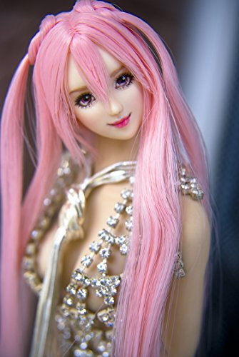 Tête sculptée de femme pour figurine articulée 12" CDH18