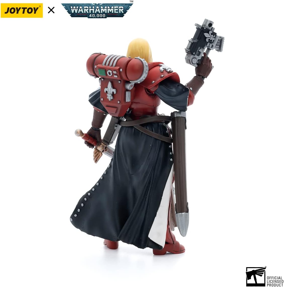 JoyToy ¡Á Warhammer 40K Figurines d'action de science-fiction sous licence officielle à l'échelle 1/18, série complète Adepta Sororitas (Kamina, Bloody Rose)