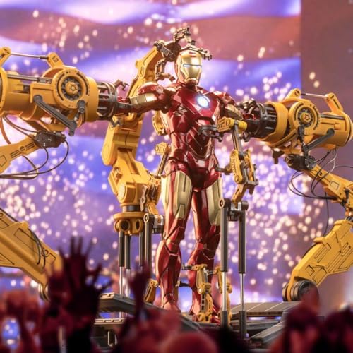 Figura coleccionable completa de ZD: Iron Man Mark IV con pórtico de traje, figura de acción en miniatura a escala 1:10 CJTMK4