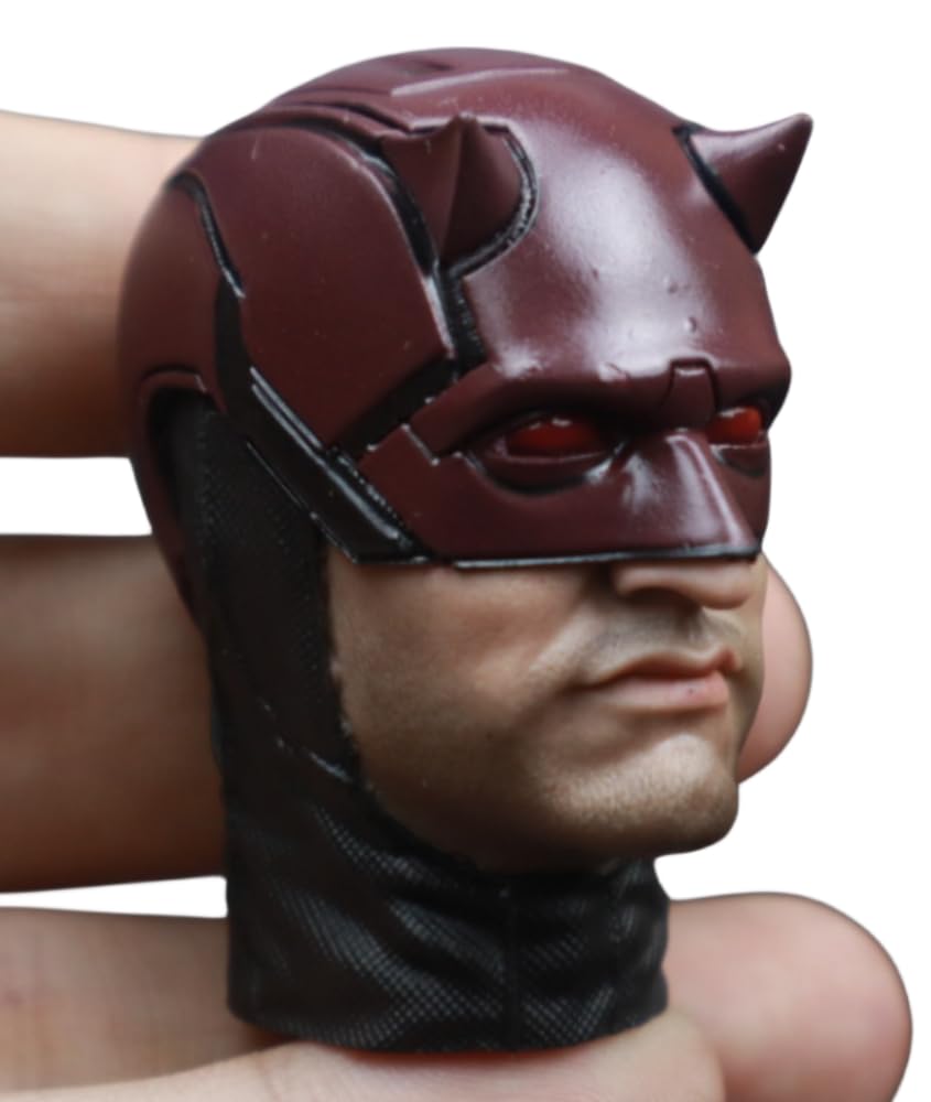 Escultura de cabeza masculina a escala 1:6, estilo anime, para figuras de acción de 12 pulgadas (H001)