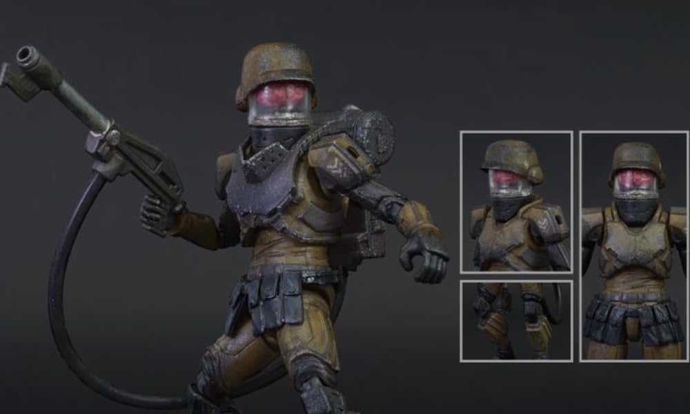 Figura coleccionable de Toys Alliance: Acid Rain World Annex 2179: Cortex Commander - Transcranial Tyrant Figura de acción en miniatura 1:18