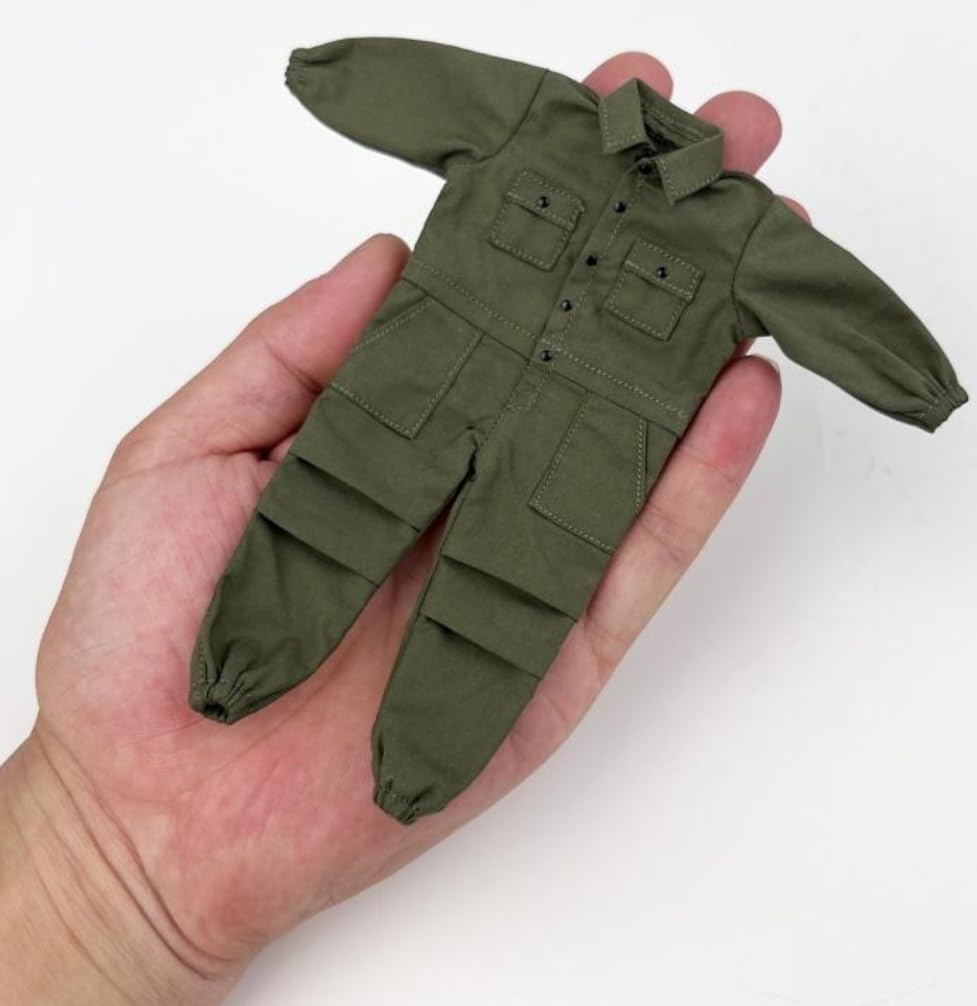 Figura a escala 1/12, ropa para muñeca: conjunto de carga de una pieza, accesorio coleccionable