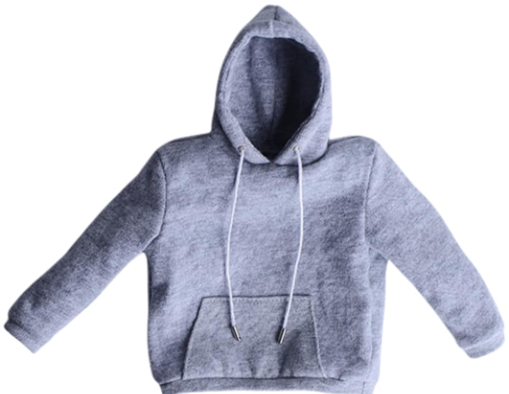 Ropa para muñecas a escala 1/12: Conjunto de sudadera con capucha y accesorio coleccionable