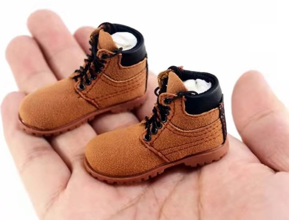 Accesorio para figura a escala 1/6: Botas de senderismo para hombre, zapatos, miniatura coleccionable