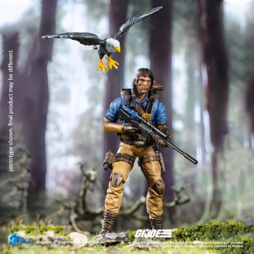 Coffret complet HIYA : GIJoe Exquisite Mini Series Spirit Iron-Knife, figurine miniature à l'échelle 1:18