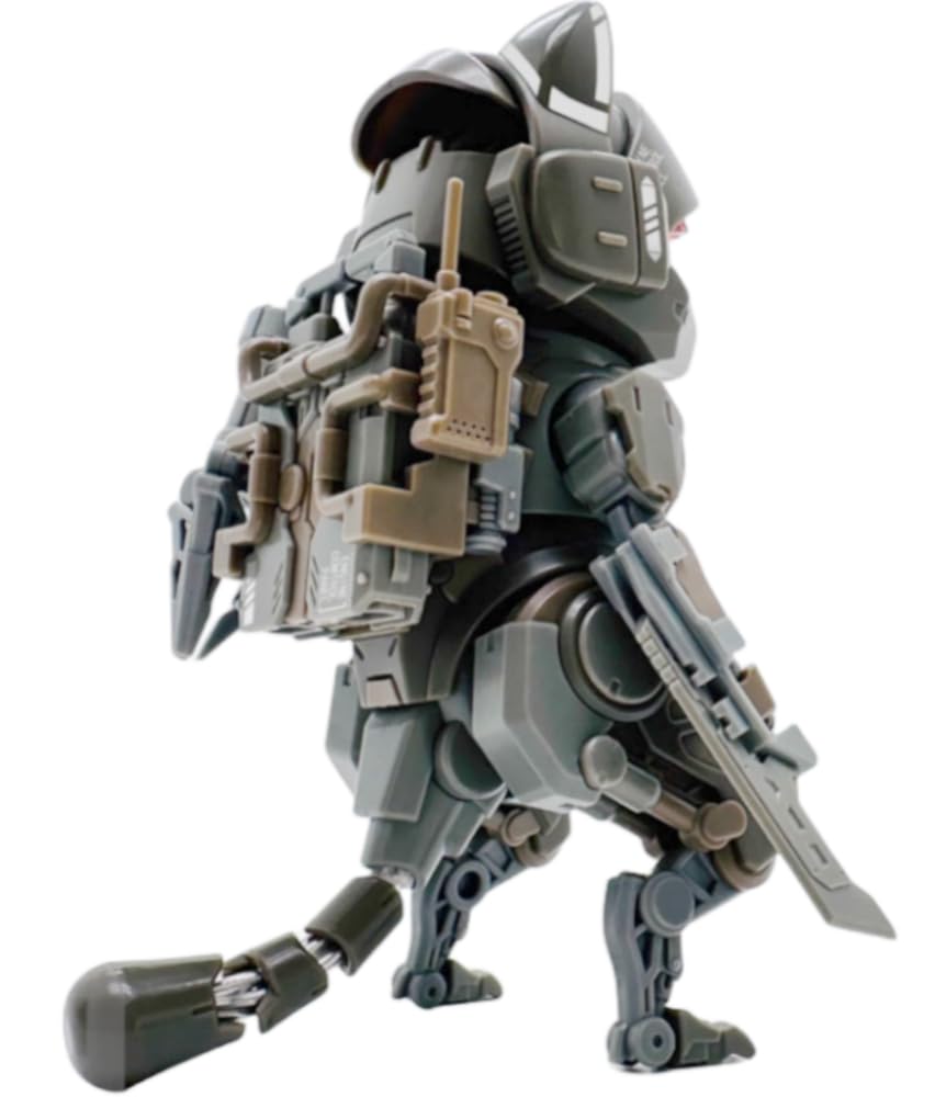 Kits de modelos de plástico ROBOBEAST: Figuras de acción coleccionables de Scanner Neko a escala 1:12