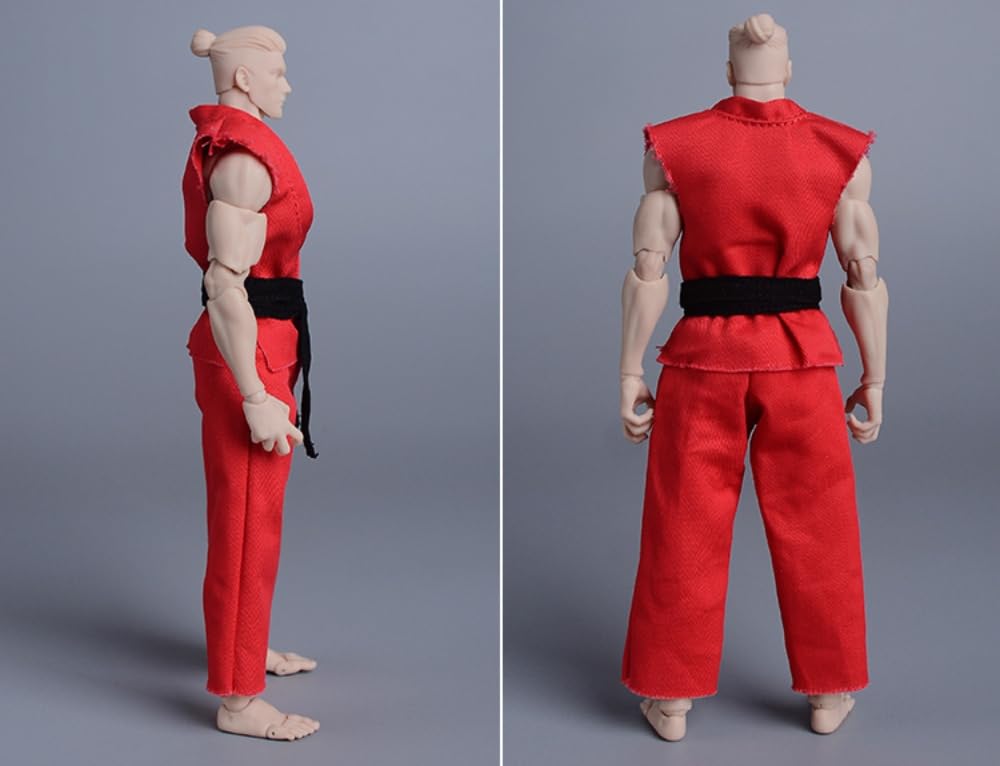 Figura de acción coleccionable de 6 pulgadas ATStory a escala 1/12. Ropa para muñeca: traje de combate y cinturón.