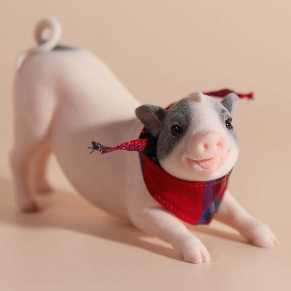 Figura de cerdo JXK: El cerdito, figura de animal en miniatura a escala 1:6
