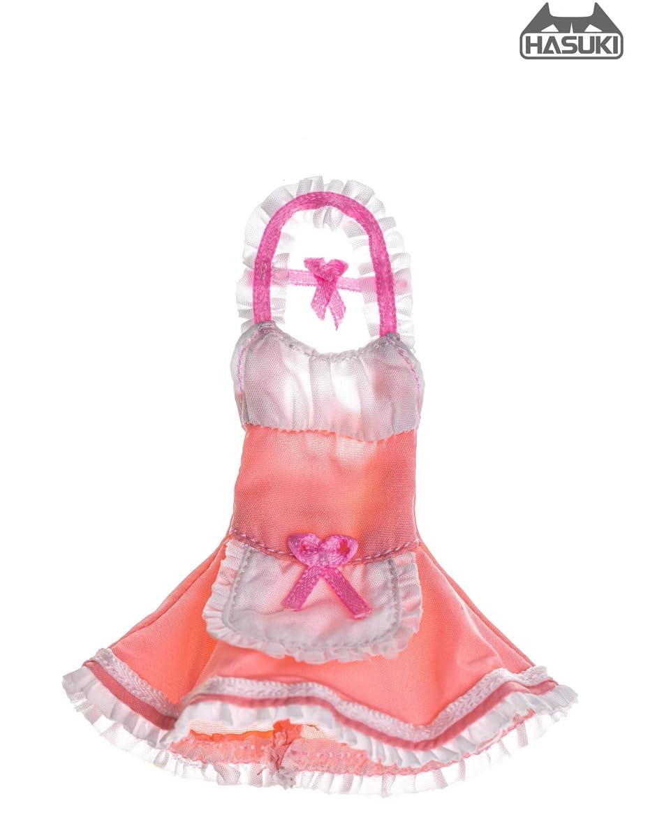 Ropa de la figura de acción coleccionable de Hasuki: Traje de sirvienta negra para figura flexible a escala 1:12 CS010A