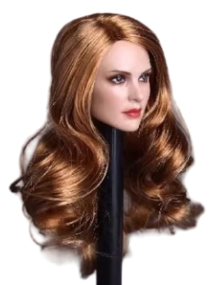 Escultura de cabeza femenina a escala 1:6, escultura de cabeza de niña europea para figuras de acción de 12 pulgadas GC005A