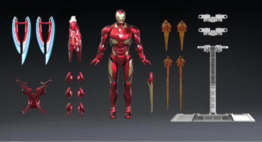 Kits de modelos de plástico MLFB: figuras de acción coleccionables de Iron Man
