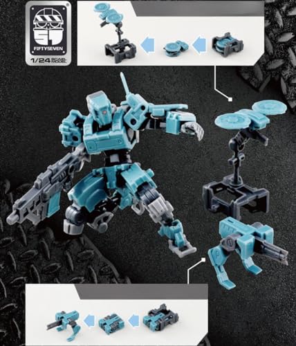 Kits de modelos de plástico KEMO FIFTYSEVEN: marionetas blindadas, figuras de acción