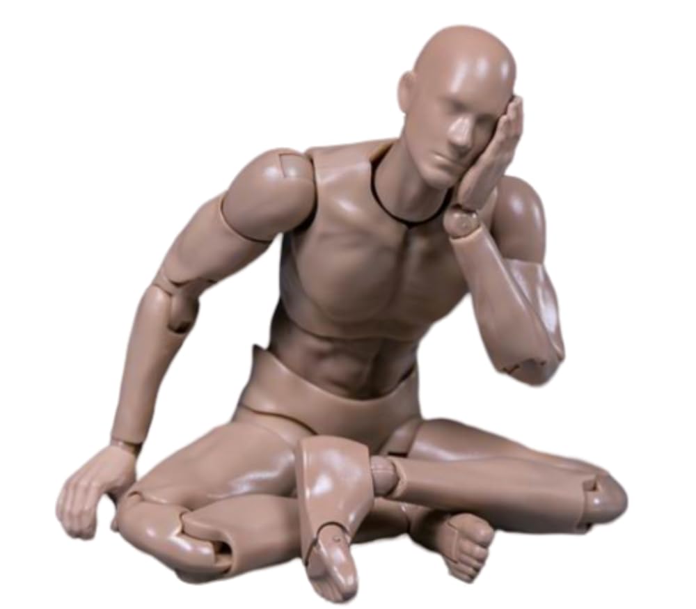 Figura de acción masculina a escala 1:12 - Movilidad flexible y multiarticular DPS01