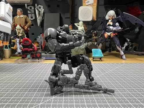 Kits de modelos de plástico de Warriors Workshop: Figuras de acción coleccionables a escala 1:30 del soldado humanoide de asistencia "G" de Loyalty