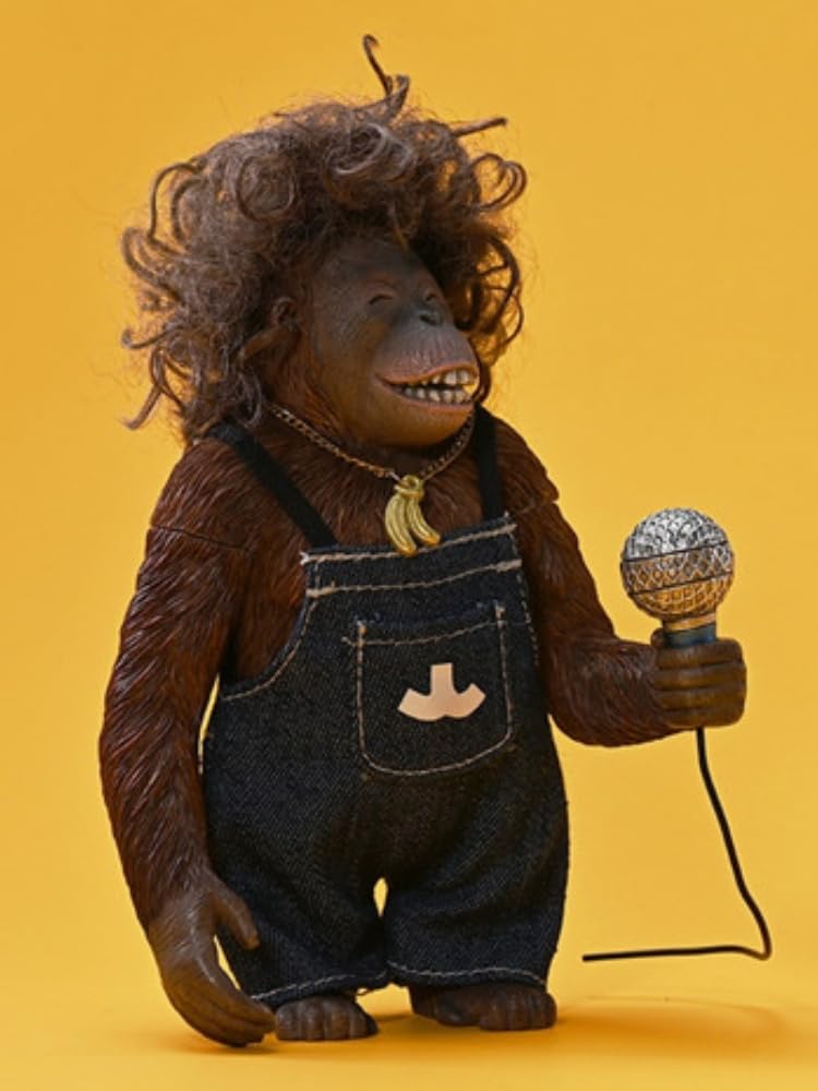 Figura de orangután coleccionable JXK: orangután de Borneo, pintado a mano por expertos, realista, resina segura, miniatura a escala 1:6