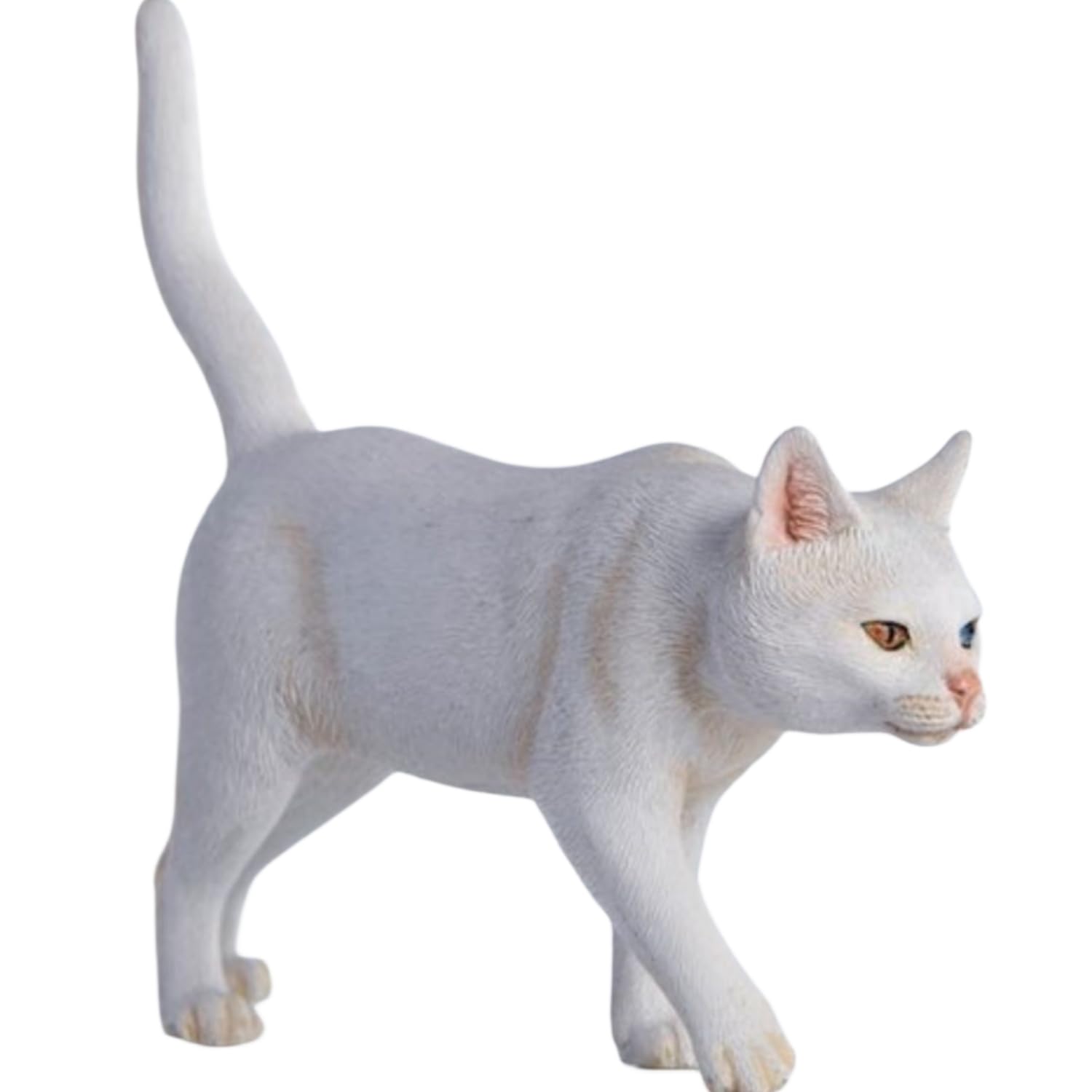 JXK Collectible Cat Figure: Chinese Cat, Expertly Hand-Painted, Lifelike, Safe Resin, 1:6 Scale Miniature Animal Figurine