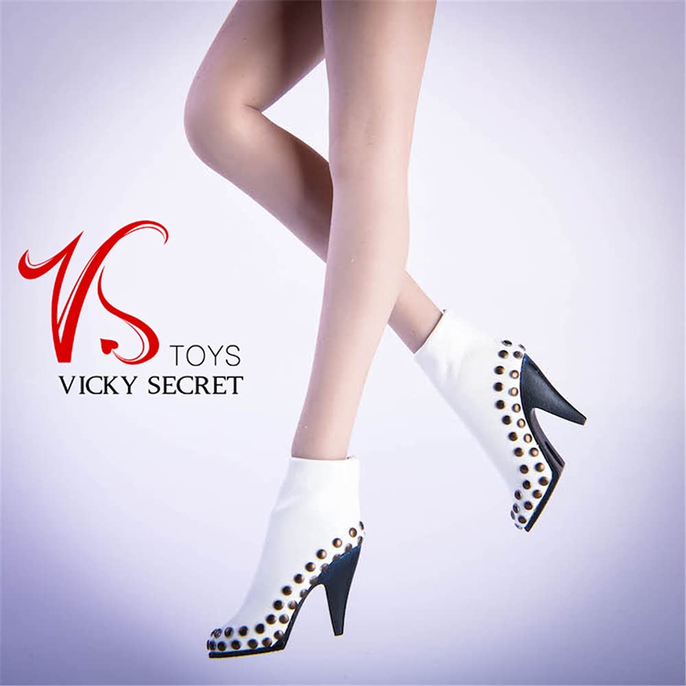 Figura a escala 1/6: Zapatos, zapatillas, botas y tacones para figura femenina de 12 pulgadas Phicen/TBLeague ACC065