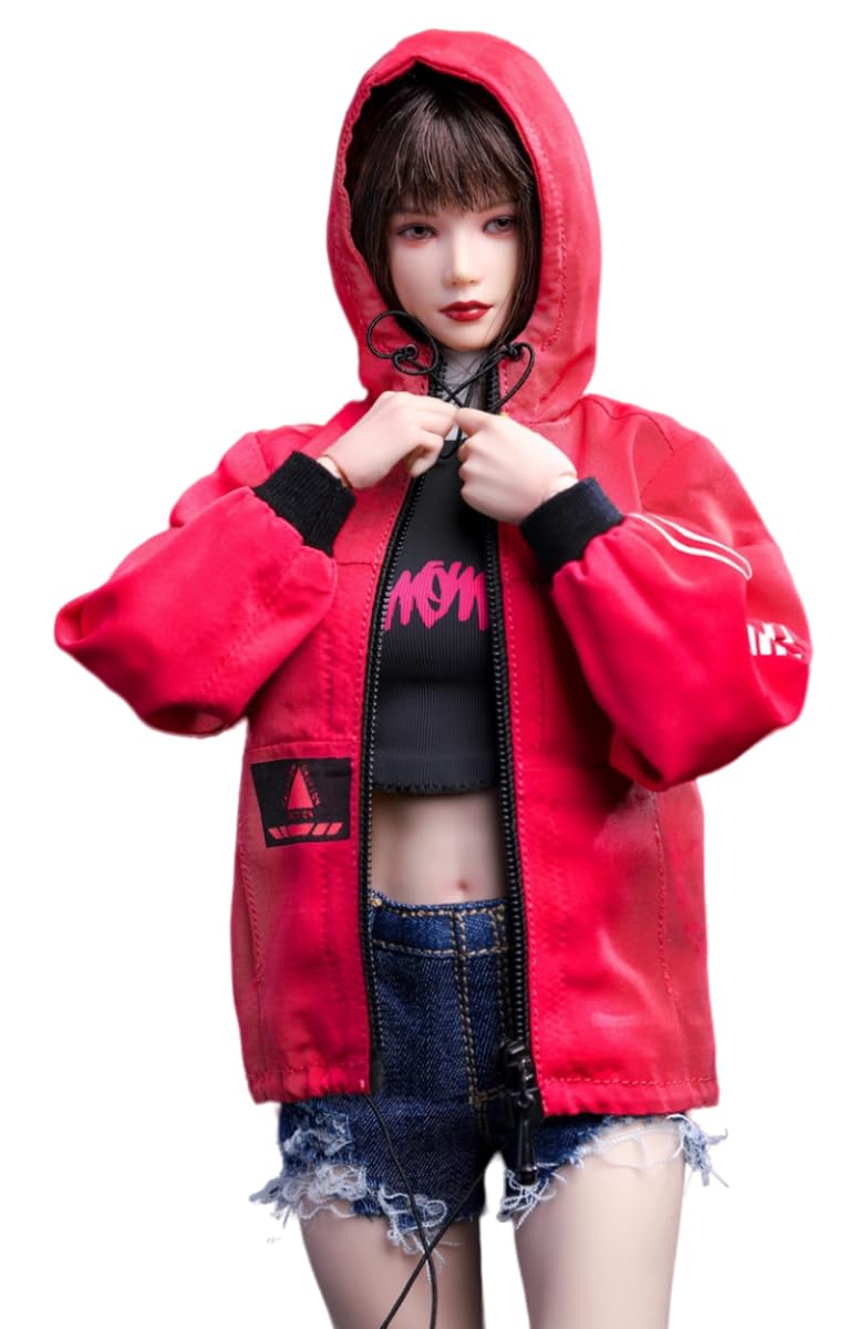 Ropa para muñeca a escala 1/6: Traje deportivo de mezclilla para figura de acción coleccionable de 12 pulgadas ATX-060A