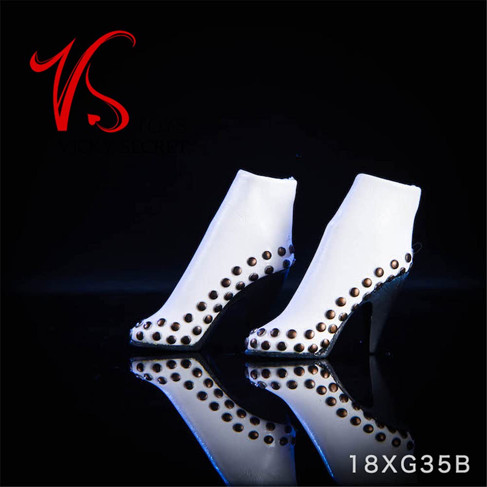 Figura a escala 1/6: Zapatos, zapatillas, botas y tacones para figura femenina de 12 pulgadas Phicen/TBLeague ACC065