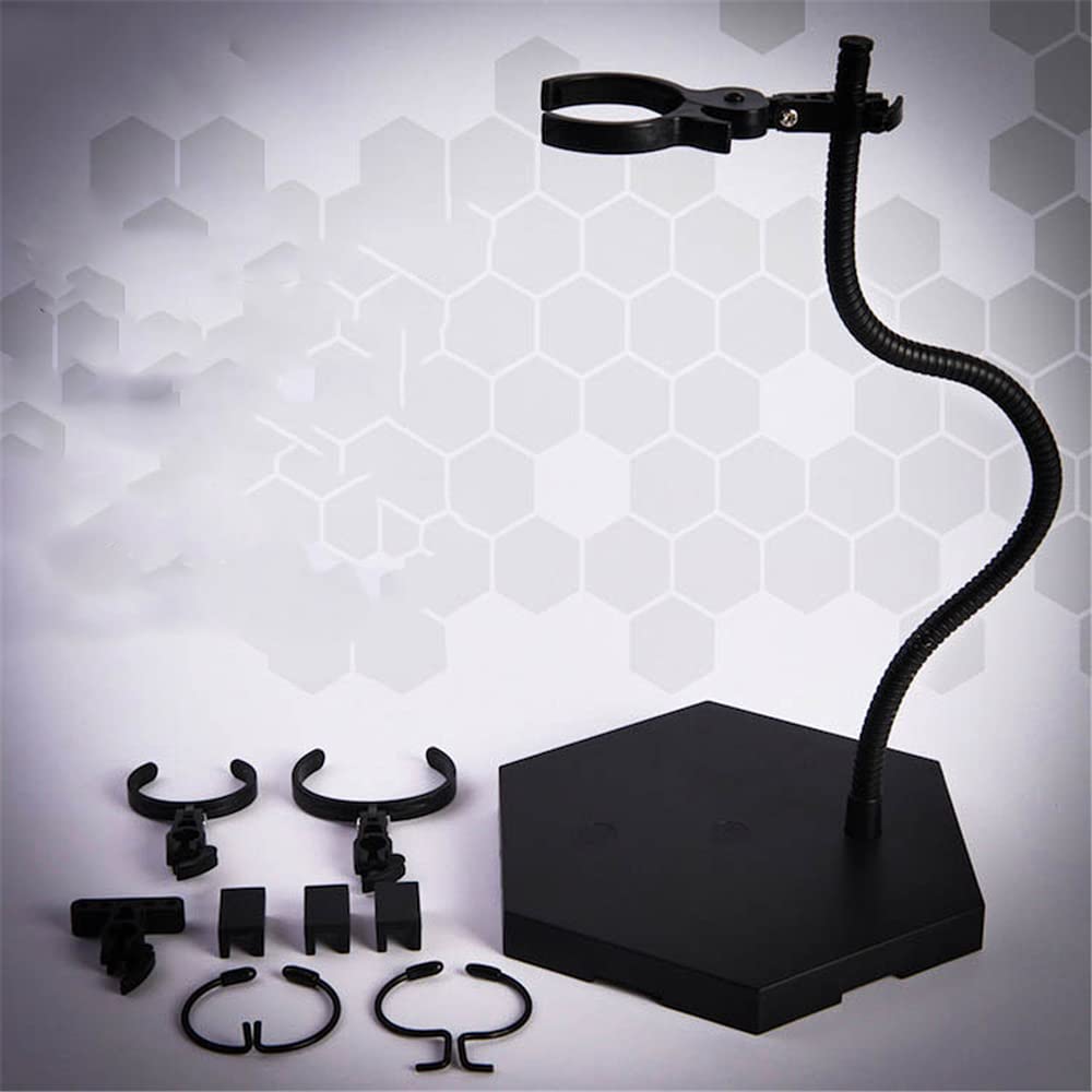 3 Soportes Ajustables Para Figuras De Acción Con Brazo Flexible Y Base Hexagonal, Ideal Para Exhibición