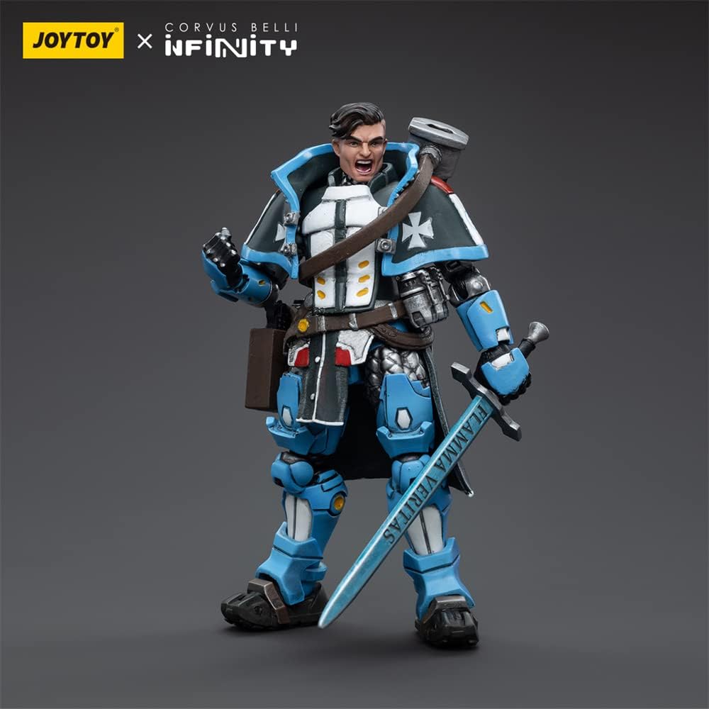 Figurine de collection JoyToy Infinity PanOceania Padre-Inquisidor Mendoza à l'échelle 1:18