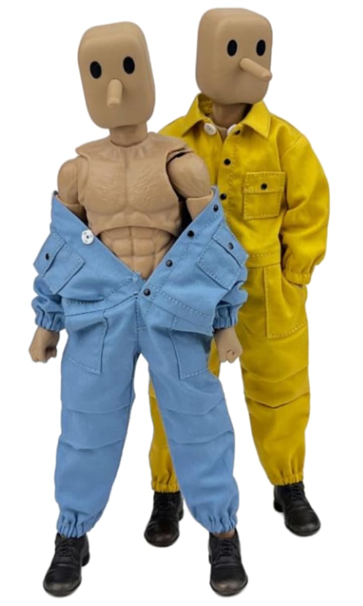 Figura a escala 1/12, ropa para muñeca: conjunto de carga de una pieza, accesorio coleccionable