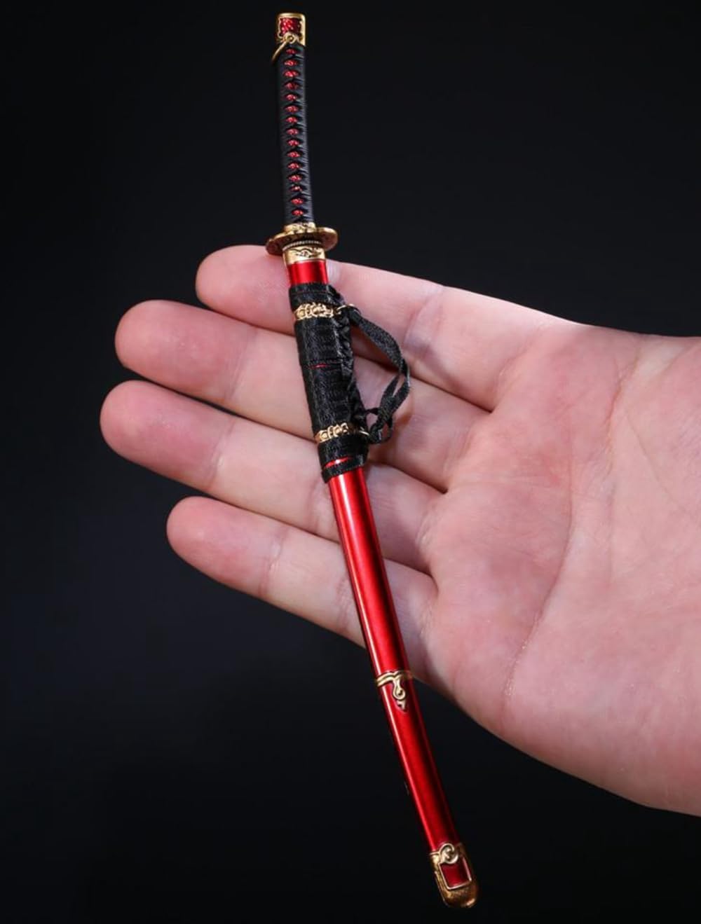 Accesorio para figura de acción a escala 1/6: Modelo de espada samurái de aleación fundida a presión