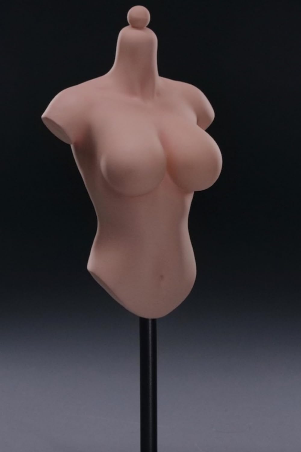 YMTOYS - Figura de cuerpo completo femenino a escala 1:6 para esculturas de cabeza, piel clara