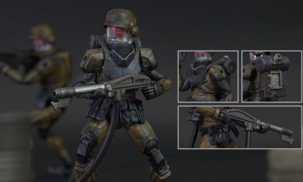 Figura coleccionable de Toys Alliance: Acid Rain World Annex 2179: Cortex Commander - Transcranial Tyrant Figura de acción en miniatura 1:18