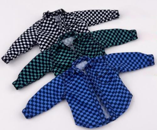 Ropa para muñecas a escala 1/12: Camisa vintage, accesorio coleccionable