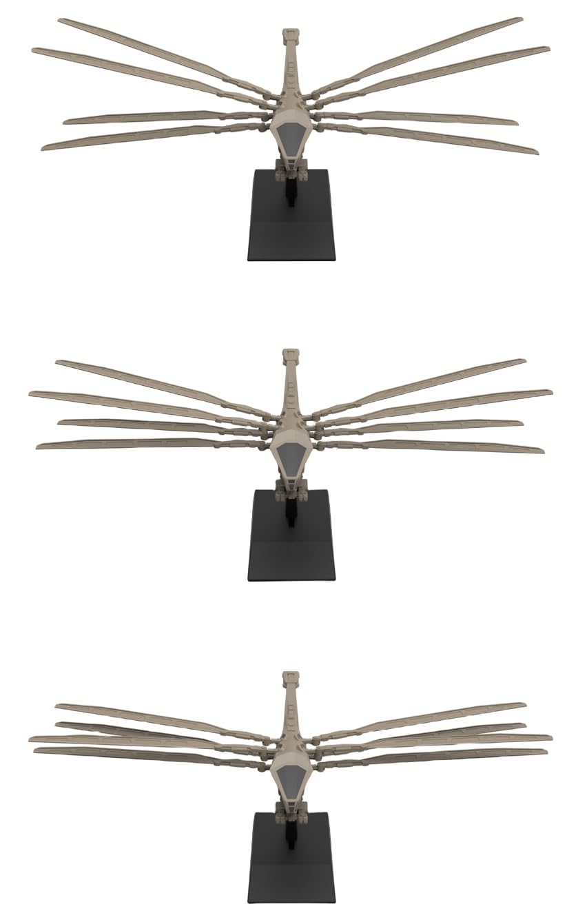 Kits de modelos de plástico Meng: Ornitóptero Harkonnen, figuras coleccionables con separación de color sin pegamento