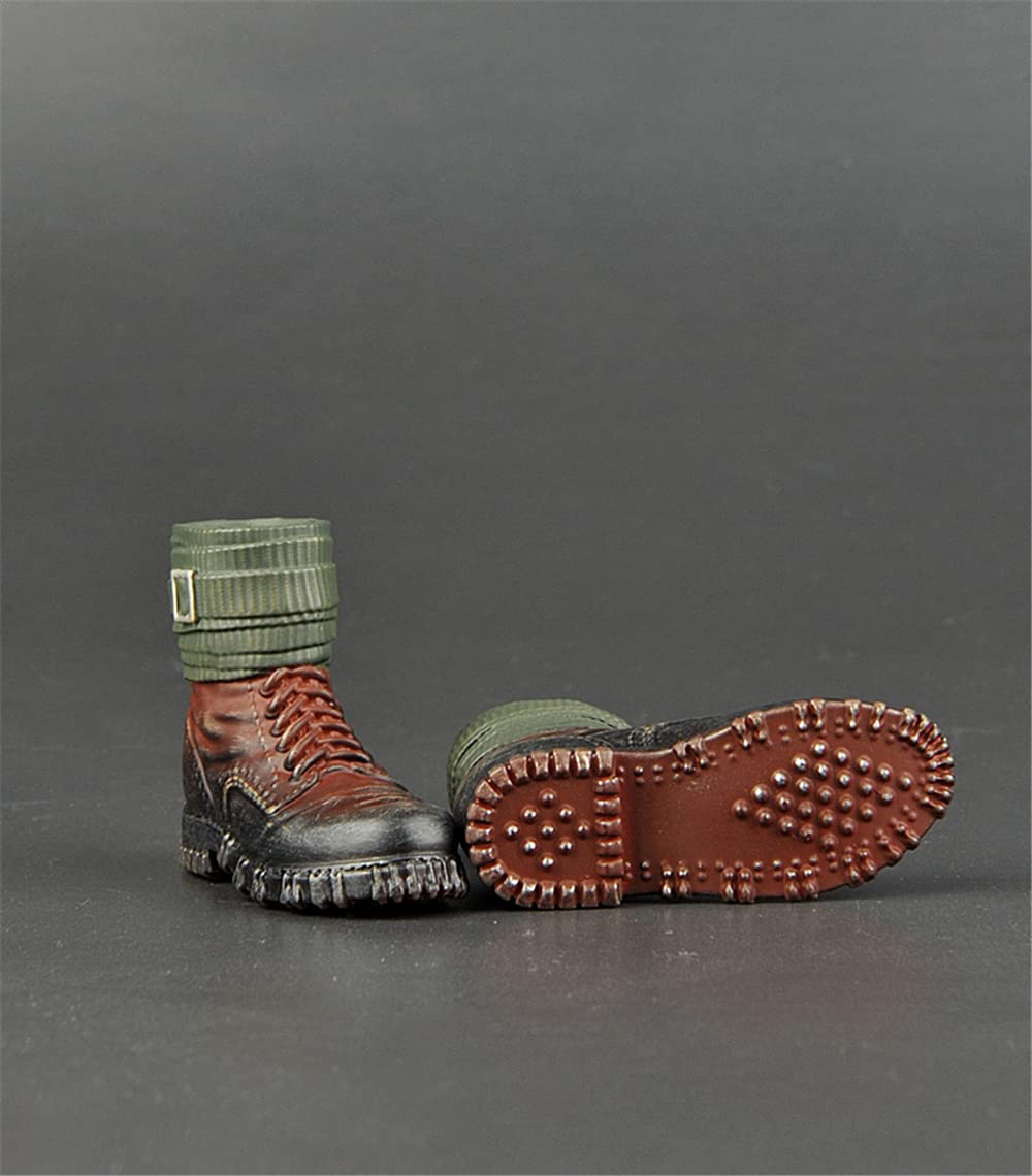 Figura a escala 1/6: Zapatos, zapatillas, botas y zapatos de cuero para figura de acción masculina de 12 pulgadas Phicen/TBLeague ACC001