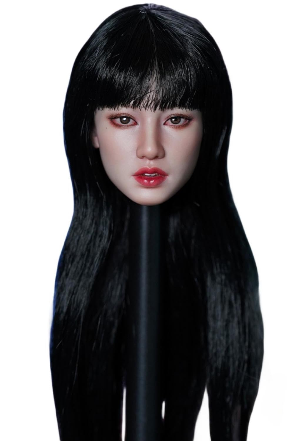 Super Duck 1:6 Scale Female Head Sculpt, Kpop Star Girl Head Sculpture for 12-inch Action Figures