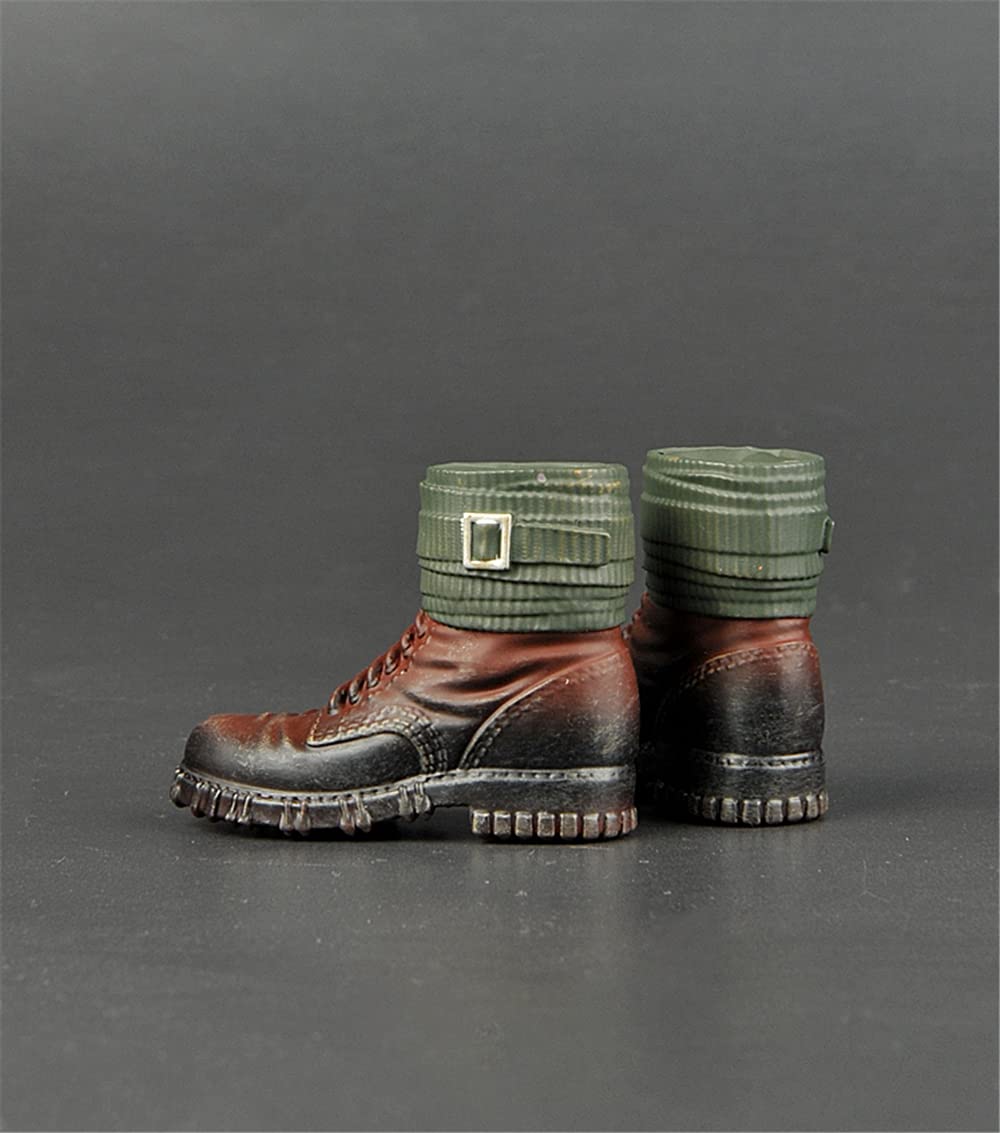 Figura a escala 1/6: Zapatos, zapatillas, botas y zapatos de cuero para figura de acción masculina de 12 pulgadas Phicen/TBLeague ACC001