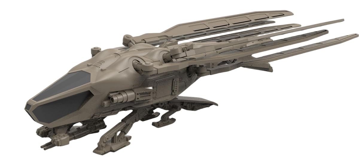 Kits de modelos de plástico Meng: Ornitóptero Harkonnen, figuras coleccionables con separación de color sin pegamento