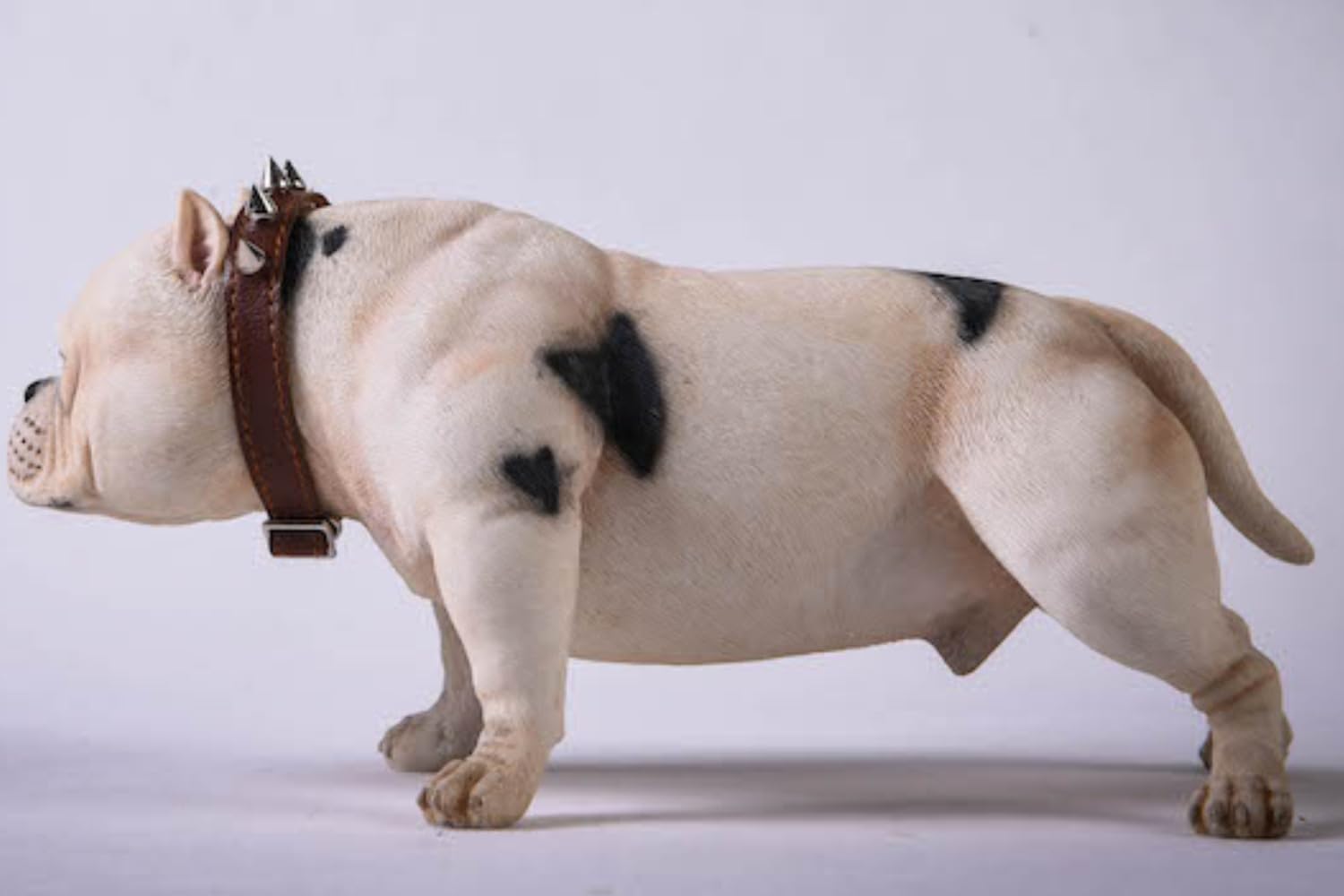 Figura de perro coleccionable JXK: Bully Dog, pintada a mano por expertos, realista, de resina segura, miniatura a escala 1:6.