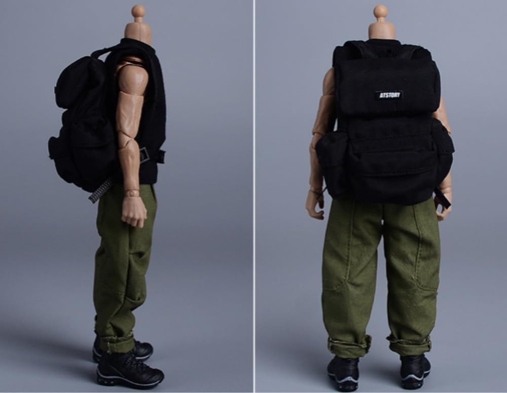 Figura de ATStory a escala 1/12, ropa de muñeca, ropa de trabajo informal, pantalones Harlan y cinturón para figura de acción coleccionable de 6 pulgadas