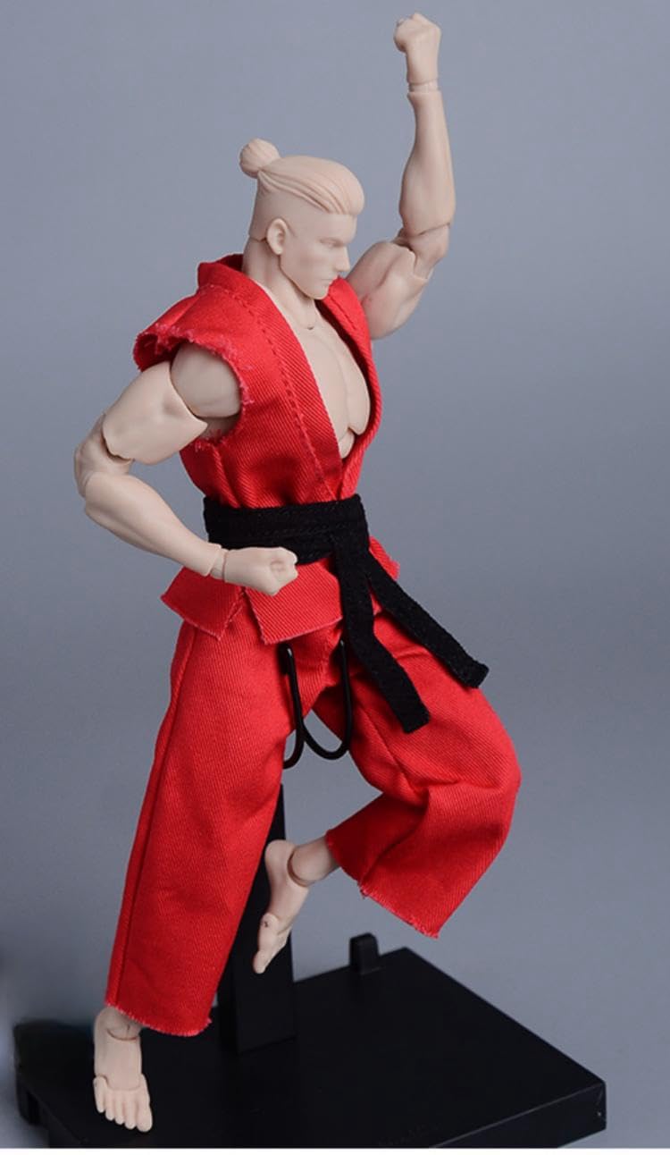 Figura de acción coleccionable de 6 pulgadas ATStory a escala 1/12. Ropa para muñeca: traje de combate y cinturón.