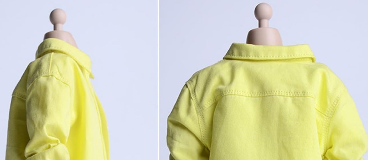 Ropa para muñeca a escala 1/6: Camisa de manga larga para figura de acción coleccionable de 12 pulgadas