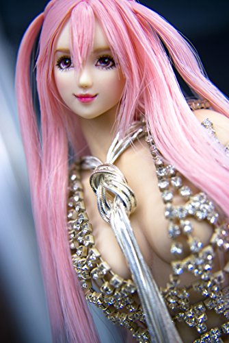 Tête sculptée de femme pour figurine articulée 12" CDH18