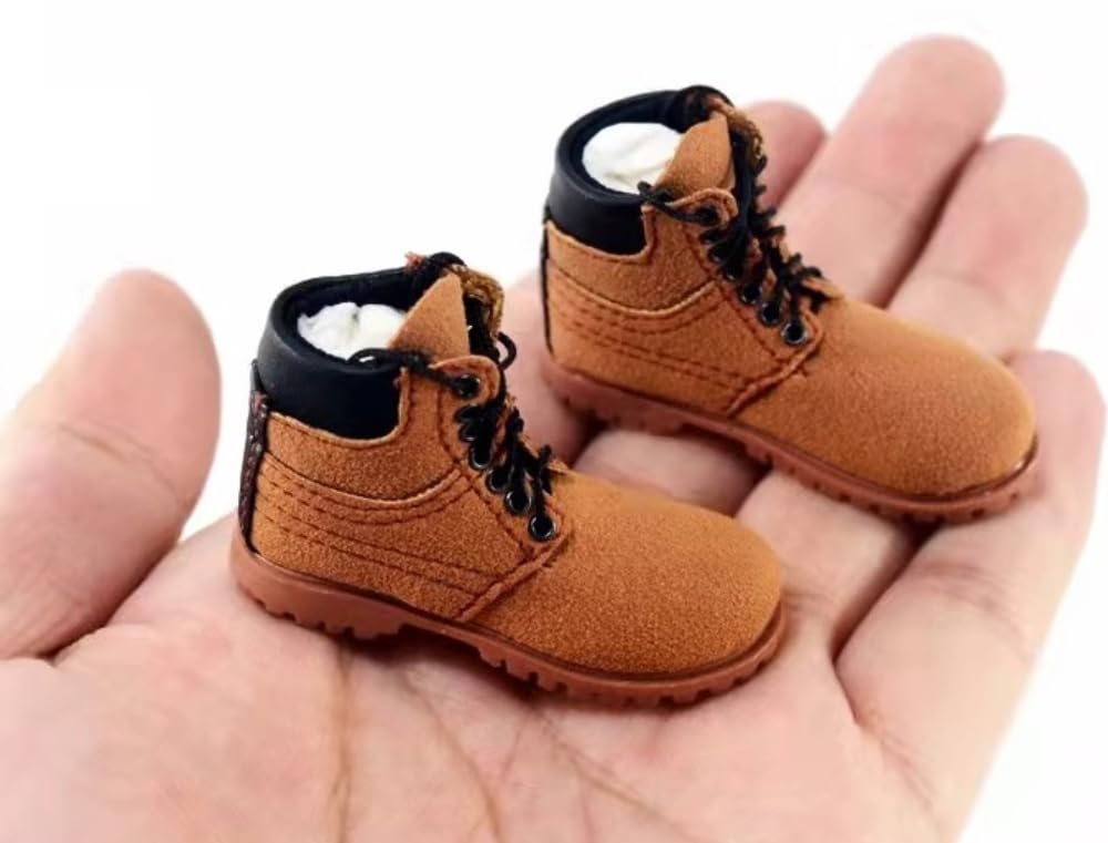 Accesorio para figura a escala 1/6: Botas de senderismo para hombre, zapatos, miniatura coleccionable