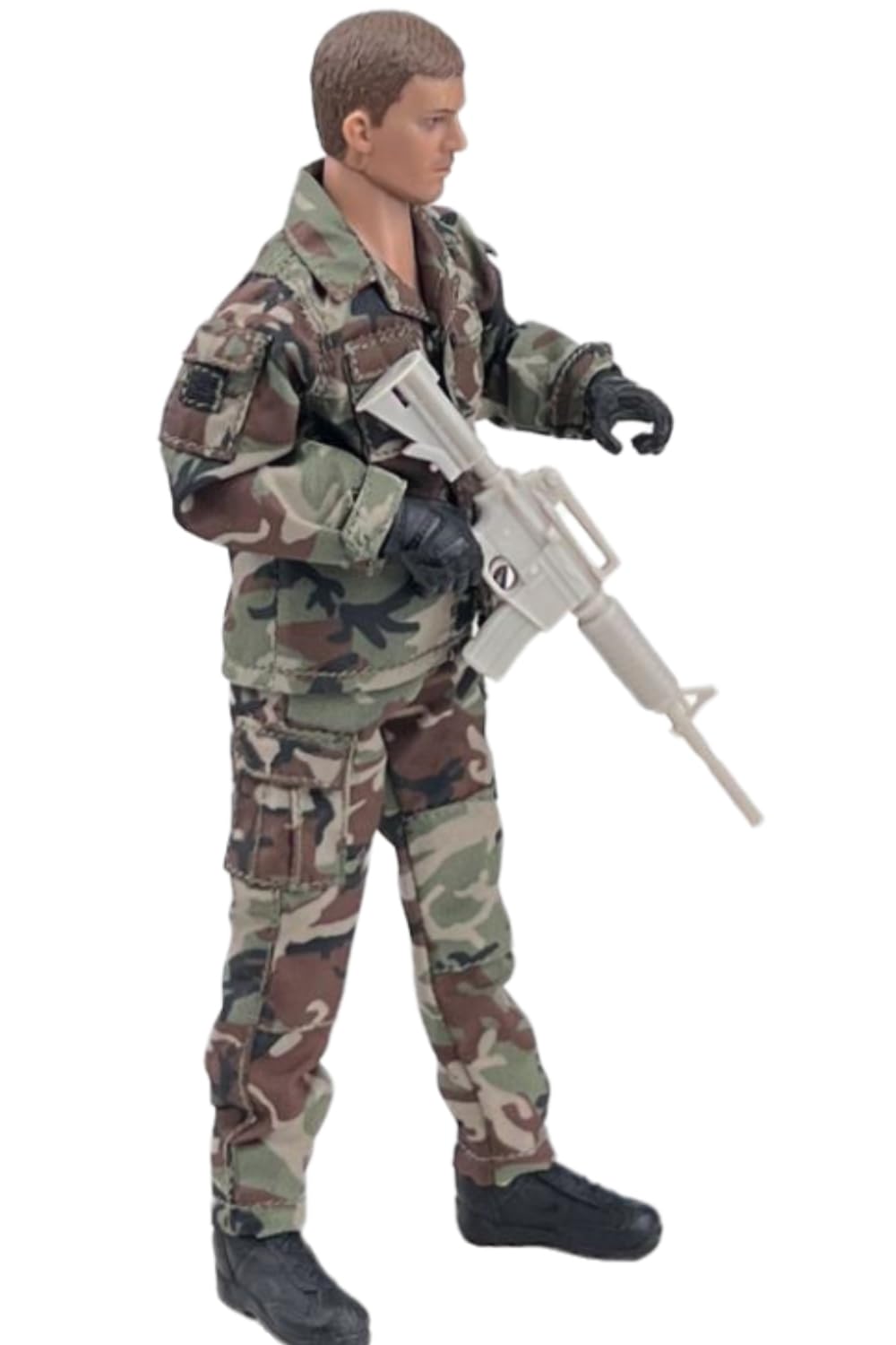 Figura a escala 1/12 Ropa para muñeca: Conjunto de combate BDU coleccionable masculino