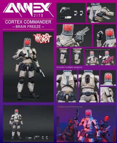 Figura coleccionable de Toys Alliance: Acid Rain World Annex 2179: Cortex Commander - Transcranial Tyrant Figura de acción en miniatura 1:18