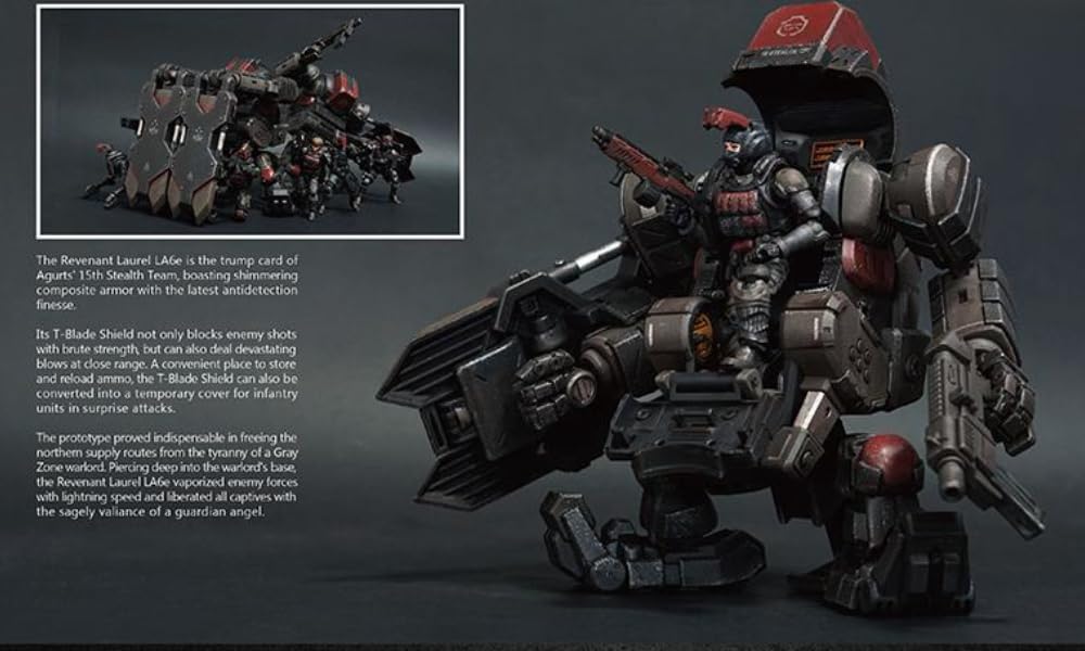 Figura coleccionable de Toys Alliance: Acid Rain Misshaku y Naraen Figura de acción en miniatura 1:18