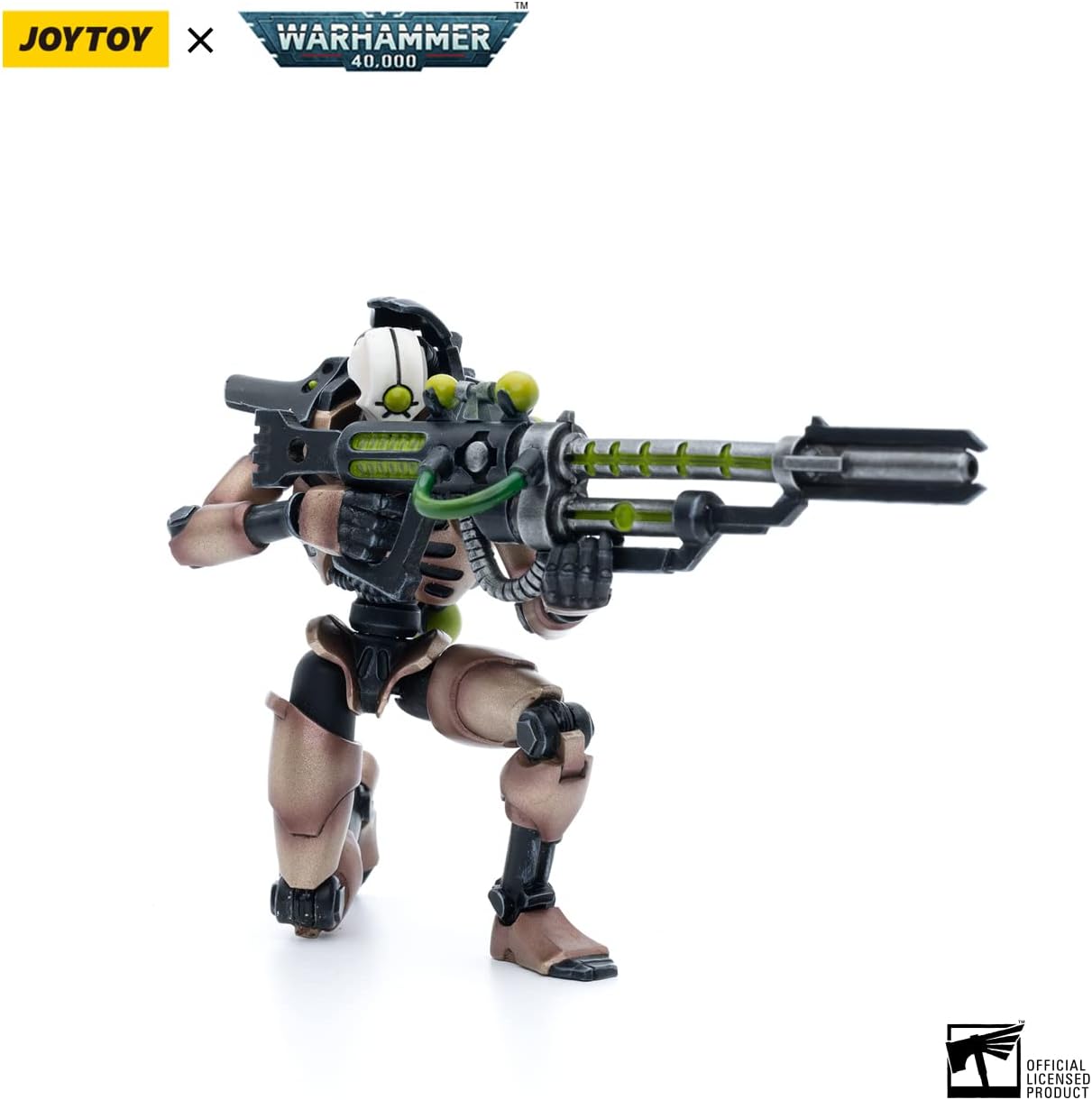 JoyToy - Figurines d'action Warhammer 40K sous licence officielle à l'échelle 1/18, série complète Black Templars et Necrons (Nécrons, Golden Deathmark x 2)