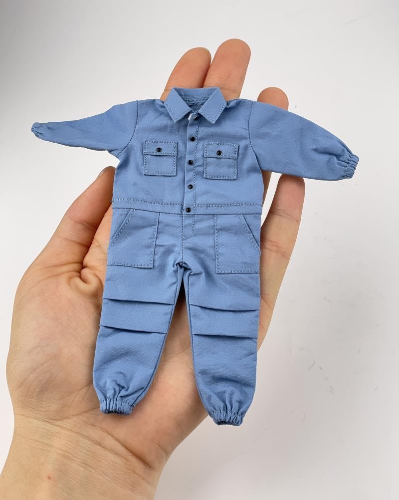 Figura a escala 1/12, ropa para muñeca: conjunto de carga de una pieza, accesorio coleccionable