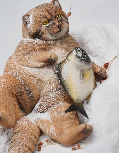 Figura de gato coleccionable JXK: Otocolobus Manul, pintada a mano por expertos, resina realista y segura, miniatura a escala 1:6.