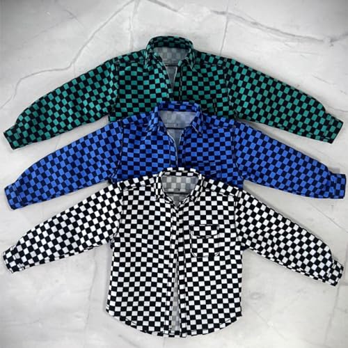 Ropa para muñecas a escala 1/6: Camisa vintage para figuras de acción coleccionables de 12 pulgadas